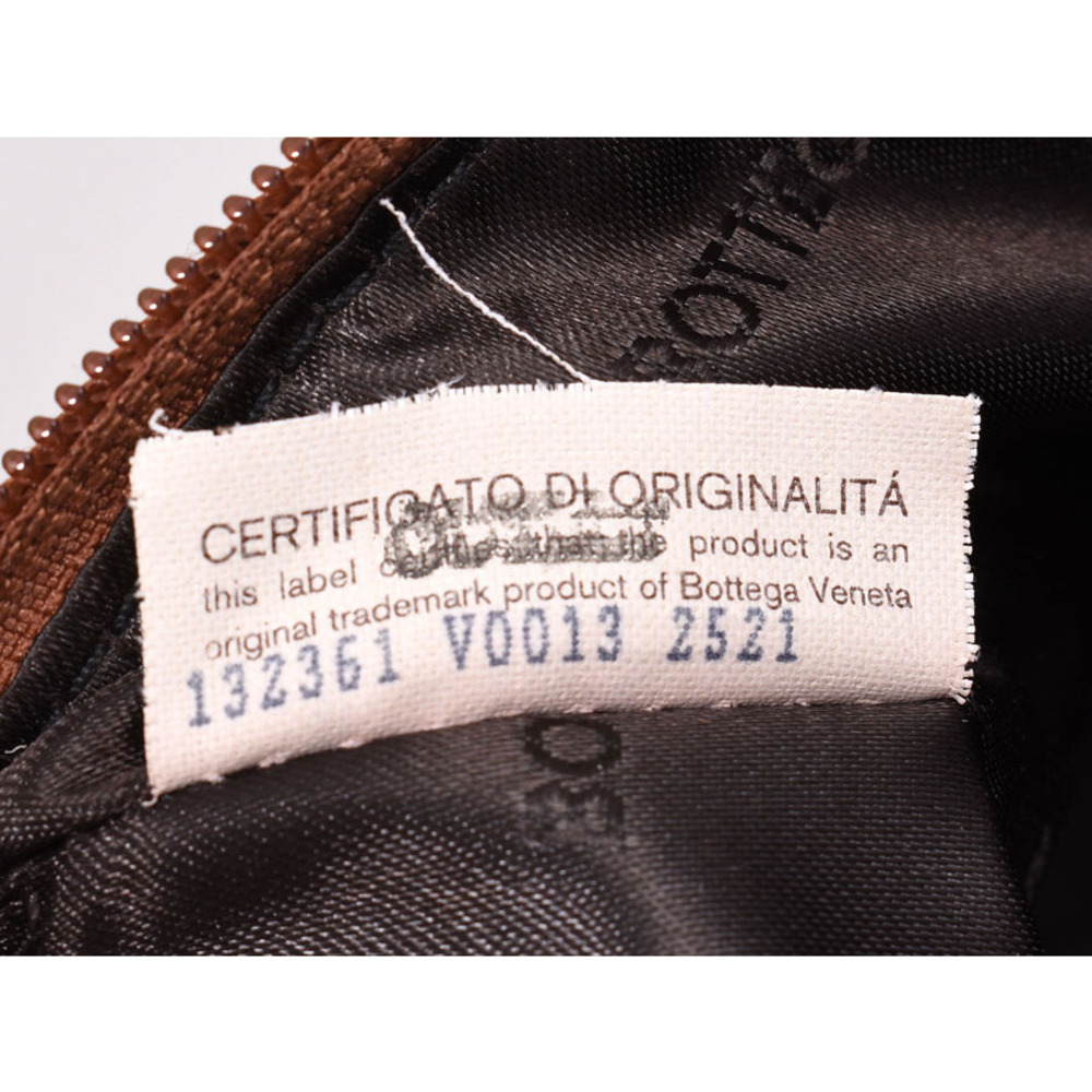 Bottega Veneta pouch intrecciato Camel Brown calfskin - Picture 9 of 9